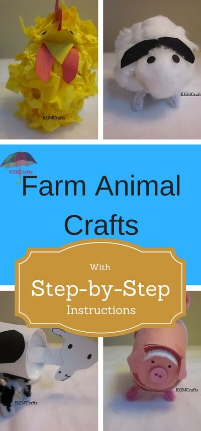 Farm Animal Crafts for Kids that You Will Love