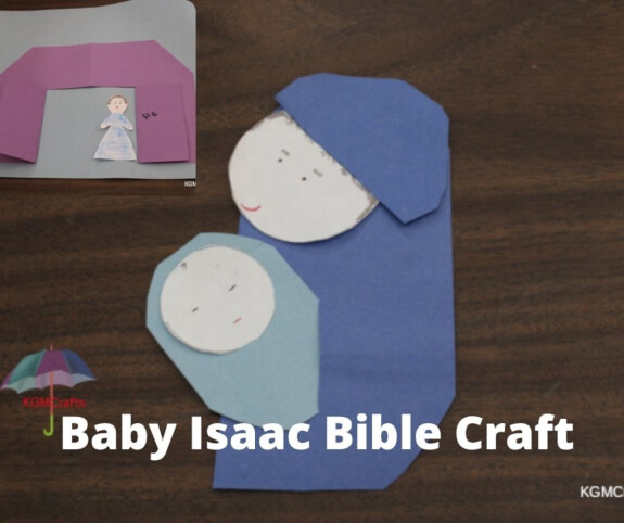 Derbevilletest Kano Mompelen Baby Isaac Bible Craft for Sunday School
