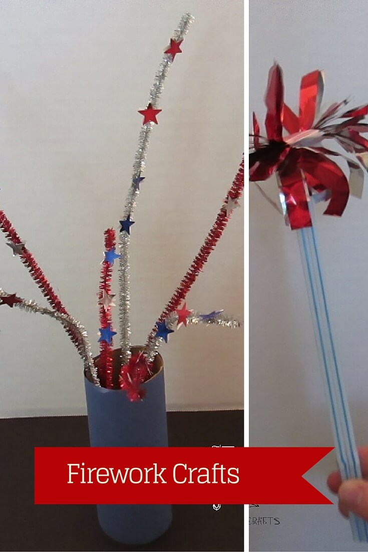 Fuzzy Firework Rings - Craft Project Ideas