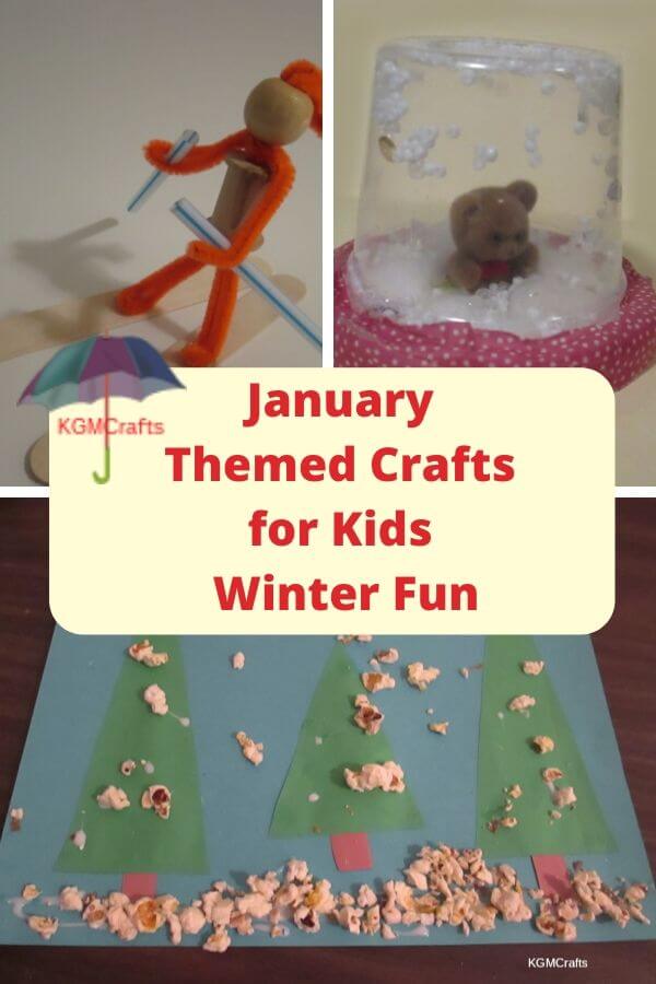 January Themed Crafts for Kids Creative Fun