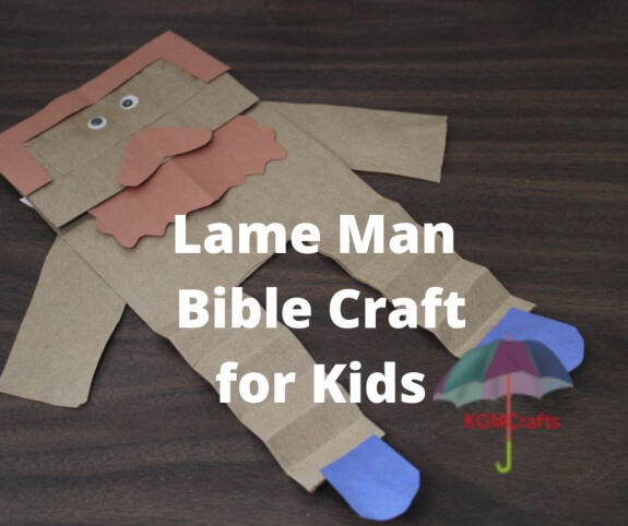 Lame Man Bible Craft That Is Easy