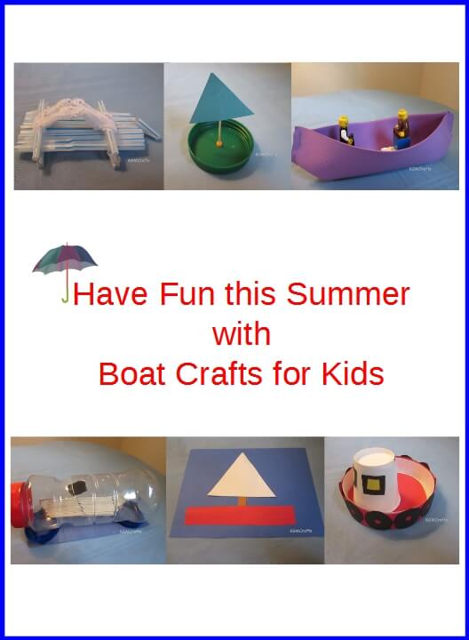 Boat Crafts for Kids Summertime Fun