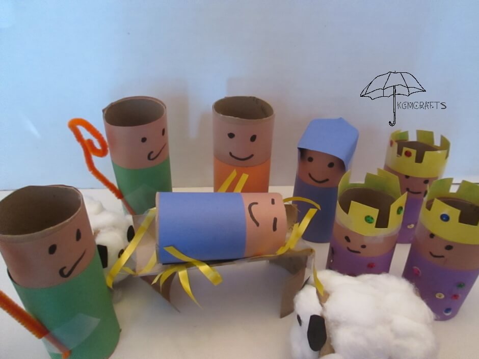 Christmas Nativity Crafts for Kids - Easy and Fun