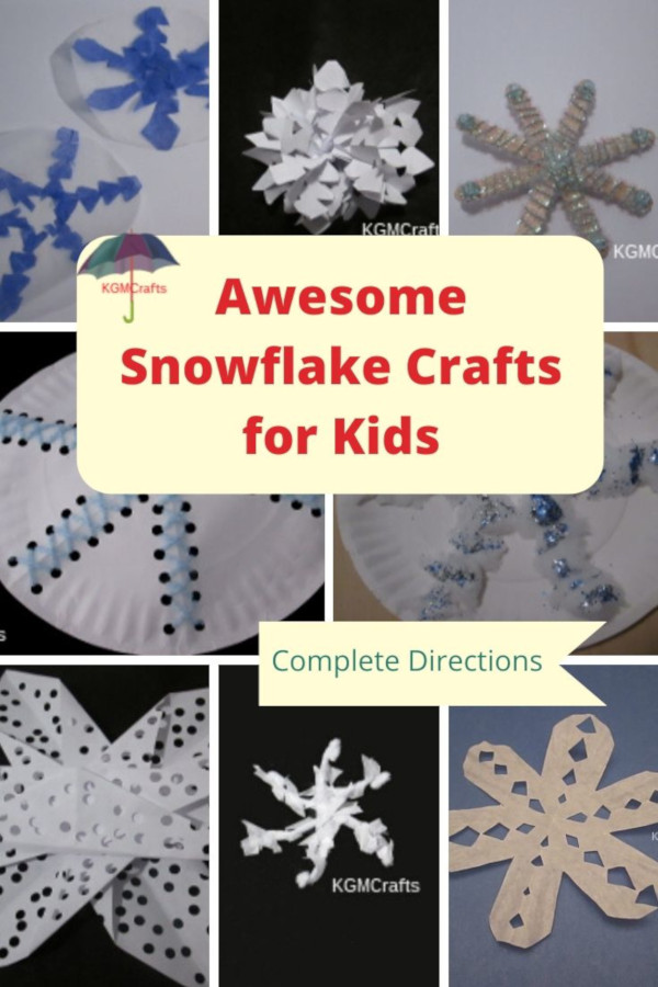 Snowflake Crafts Winter Fun